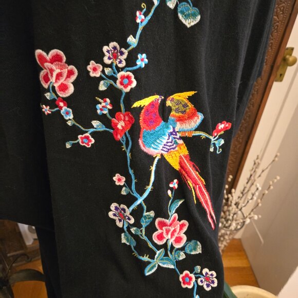 Johnny Was NWT Embroidered Fringe Cardigan - Picture 9 of 15
